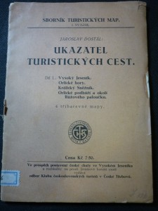 náhled knihy - Ukazatel turistických cest. Díl I, Vysoký Jeseník. Orlické hory. Králický Sněžník. Orlické podhúří a okolí Růžového paloučku