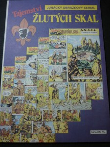 náhled knihy - Tajemství žlutých skal : Junácký obrázkový seriál