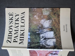 náhled knihy - Židovské památky Mikulova