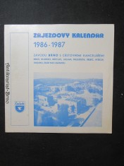 náhled knihy - Zájezdový kalendář (1986 - 1987)