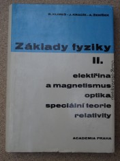 náhled knihy - Základy Fyziky II. elektřina a magnetismus, optika speciální teorie relativity