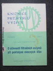 náhled knihy - O účinnosti filtračních enzymů při pektolyse ovocných šťáv