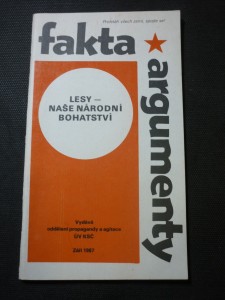 náhled knihy - fakta argumenty: lesy - naše národní bohatství