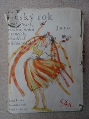 náhled knihy - Český rok v pohádkách, písních, hrách a tancích, říkadlech a hádankách. 1. sv., Jaro