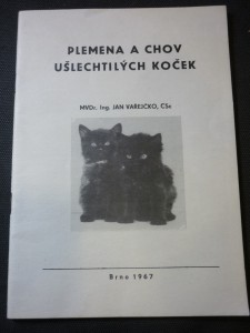 náhled knihy - plemena a chov ušlechtilých koček