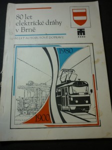 náhled knihy - 80 let elektrické dráhy v Brně ; 50 let autobusové dopravy v Brně