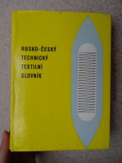 náhled knihy - Rusko-český technický textilní slovník