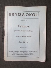 náhled knihy - Brno a okolí. Svazek 2. Vranov, poutní místo u Brna