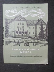 náhled knihy - Školní lesní podnik Křtiny. Katalog přírodních a kulturních zajímavostí