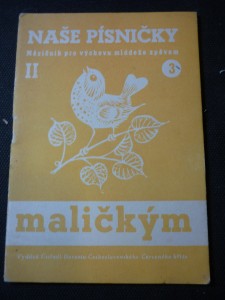 náhled knihy - naše písničky maličkým II.