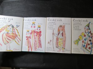 náhled knihy - Český rok v pohádkách, písních, hrách a tancích, říkadlech a hádankách. Jaro, Léto, Podzim, Zima