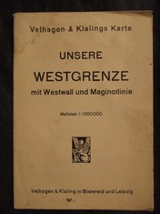 náhled knihy - Unsere Westgrenze : Mit Westwall und Maginotlinie