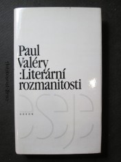 náhled knihy - Paul Valéry: Literární rozmanitosti