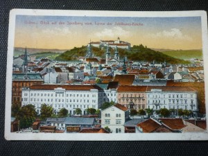 náhled knihy - Brunn. Blick auf den Spielberg vom Turme der Jubiläumskirche