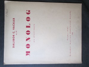 náhled knihy - Monolog pro sólové housle, Op. 28