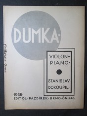 náhled knihy - Dumka. Violon-piano
