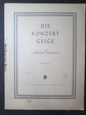 náhled knihy - Die konzert geige. Violine solo. Edition Simrock Nr. 2995