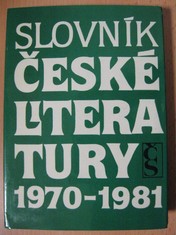 náhled knihy - Slovník české literatury 1970 - 1981