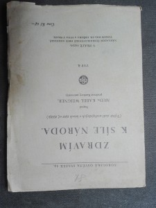 náhled knihy - Zdravím k síle národa. Výběr statí uveřejněných v letech 1911 až 1929