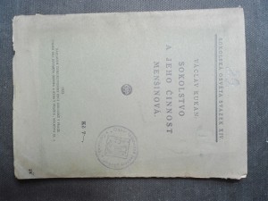 náhled knihy - Sokolstvo a jeho činnost menšinová
