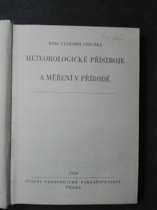 náhled knihy - Meteorologické přístroje a měření v přírodě