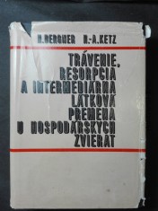 náhled knihy - Trávenie, resorpcia a intermediárna látková premena u hospodářských zvierat