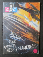 náhled knihy - ABC mladých techniků a přírodovědců. Zimní speciál 90. Nebe v plamenech