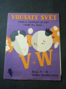 náhled knihy - vousatý svět píseň a foxtrot ze hry ,,Nebe na zemi''