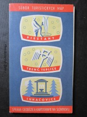 náhled knihy - Súbor turistických map. Piešťany, Trenč. Teplice, Luhačovice 1 : 75 000