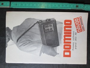 náhled knihy - Domino. Přenosný rozhlasový prijímač 2832 AB Návod