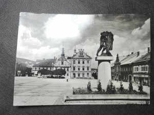 náhled knihy - Česká Třebová - náměstí Míru s památníkem Rudé armády