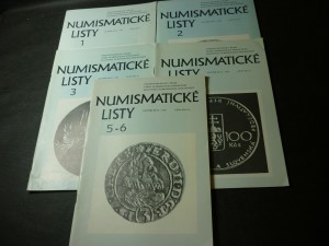 náhled knihy - numismatické listy I., II., III., IV., V., VI. ročník XLVI