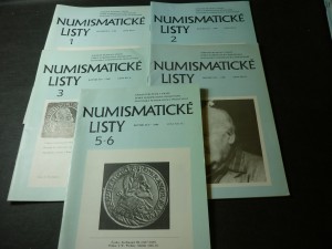 náhled knihy - numismatické listy I., II., III., IV., V., VI. ročník XLV