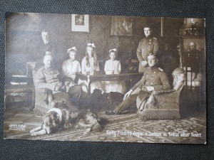 náhled knihy - Pohlednice König Friedrich August v. Sachsen im Kreise seiner Kinder