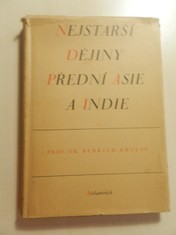 náhled knihy - Nejstarší dějiny Přední Asie a Indie : Alteste Geschichte Vorderasiens und Indiens