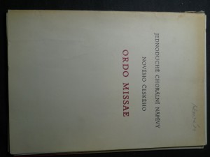 náhled knihy - Jednoduché chorální nápěvy nového českého Ordo Missae