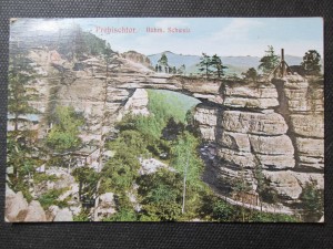 náhled knihy - Prebischtor. Böhm. Schweiz / Pravčická brána (Prebischtor) - České Švýcarsko /