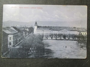 náhled knihy - Terezín, Hlavní náměstí s poštovní budovou