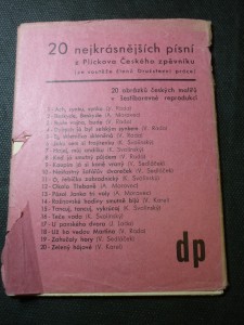 náhled knihy - 20 nejkrásnějších písní z Plickova Českého zpěvníku
