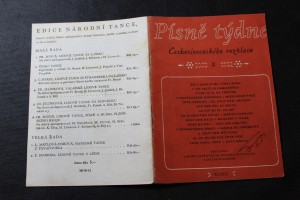 náhled knihy - Písně týdne Československého rozhlasu 2