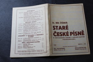 náhled knihy - Staré české písně v původním znění s dějepisnými poznámkami