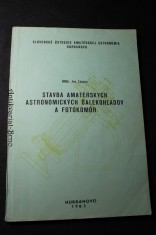 náhled knihy - Stavba amatérských astronomických Ďalekohľadov a fotokomor
