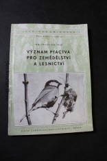 náhled knihy - Význam ptactva pro zemědělství a lesnictví