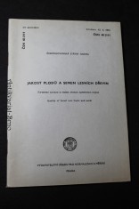 náhled knihy - Jakost plodů a semen lesních dřevin