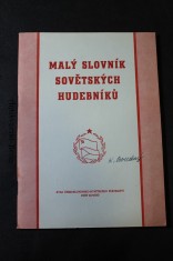 náhled knihy - Malý slovník sovětských hudebníků