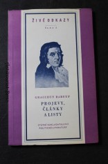 náhled knihy - Projevy, články a listy