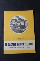 náhled knihy - Ze začátku našich železnic