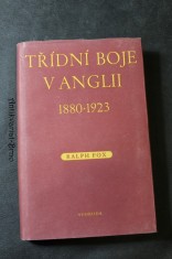 náhled knihy - Třídní boje v Anglii v období imperialismu 1880 - 1923