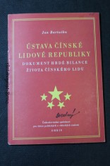 náhled knihy - Ústava Čínské lidové republiky, dokument hrdé bilance života čínského lidu