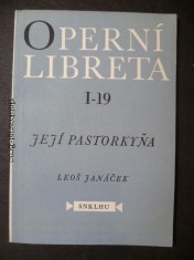 náhled knihy - Operní libreta (1-19) Její Pastorkyňa